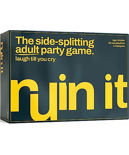 Ruin It - Adult Party Games- Party Games for Adults - Party Games- Fun Board Game for Adults - Game Night Games - Ages 17 and Up (3 - 8 Players)