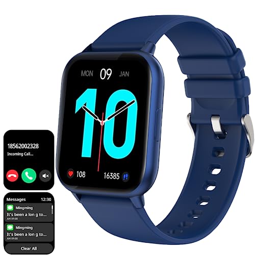 Smart Watch (Answer/Make Call),1.9"Smartwatch Fitness Tracker for Android and iOS Phones with Heart Rate Sleep Tracking, Multi Sport Modes, Blood Oxygen, Ai Voice Control,Fitness Watch for Women Men