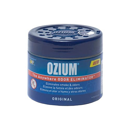 Ozium Smoke & Odors Eliminator Gel. Home, Office and Car Air Freshener 4.5oz (127g), Original Scent (Pack of 4)