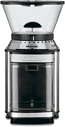 Coffee Grinder by Cusinart, Electric Burr One-Touch Automatic Grinder with18-Position Grind Selector, Stainless Steel, DBM-8P1