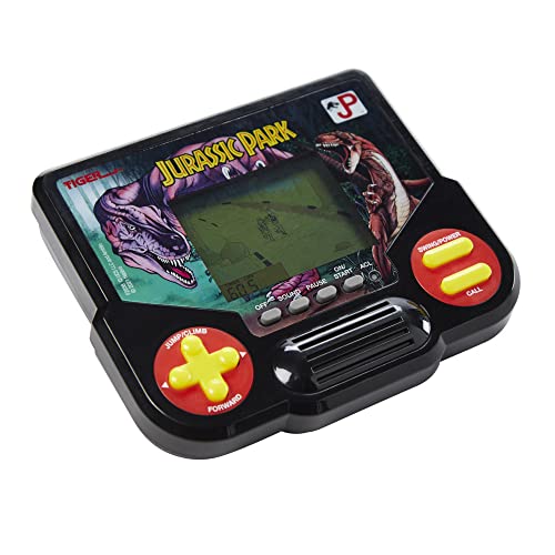 Tiger Electronics Jurassic Park Electronic LCD Video Game, Retro-Inspired 1-Player Handheld Game, Ages 8 and Up