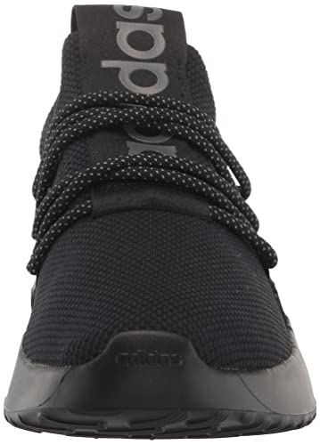 adidas Men's Lite Racer Adapt 5.0 Running Shoe, Black/Black/Grey, 9.5