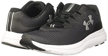 Under Armour Men's Charged Impulse 3 Running Shoe, (001) Black/Black/Metallic Silver, 13