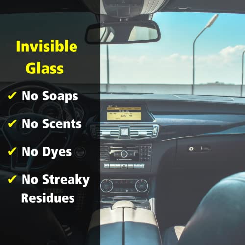 Invisible Glass 91164-2PK 19-Ounce Cleaner for Auto and Home for a Streak-Free Shine, Deep Cleaning Foaming Action, Safe for Tinted and Non-Tinted Windows, Ammonia Free Foam Glass Cleaner, Pack of 2