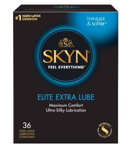 SKYN Elite Extra Lubricated Condoms, 36 Count