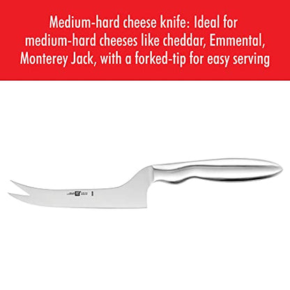 ZWILLING Collection 3-pc Cheese Knife Set for Charcuterie Board, Gift Set, Stainless Steel