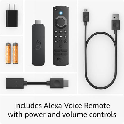 All-new Amazon Fire TV Stick 4K streaming device, includes support for Wi-Fi 6, Dolby Vision/Atmos, free & live TV