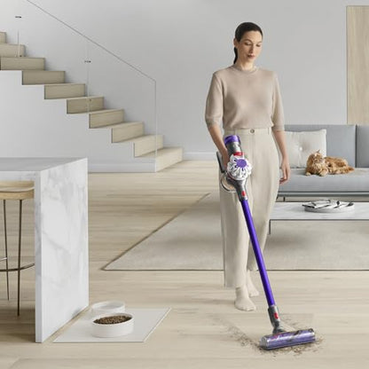 Dyson V8 Animal Extra cordless vacuum cleaner, Silver/Purple