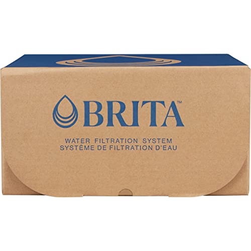 Brita Large Water Filter Pitcher for Tap and Drinking Water with SmartLight Filter Change Indicator + 1 Elite Filter, Reduces 99% Of Lead, Lasts 6 Months, 10-Cup Capacity, White