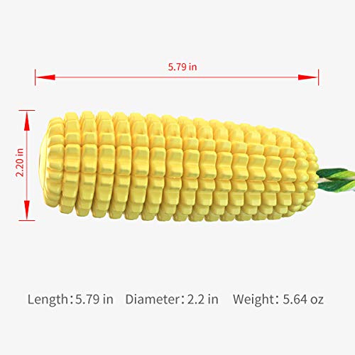 Dog Chew Toys for Aggressive Chewers, Indestructible Tough Durable Squeaky Interactive Dog Toys, Puppy Teeth Chew Corn Stick Toy for Small Meduium Large Breed