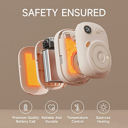 Hand Warmers Rechargeable, 2022 Upgraded Portable Electric Hand Warmer, 10000 mAh 24 Hrs Warmth Pocket Warmer, Best Gift for Winter