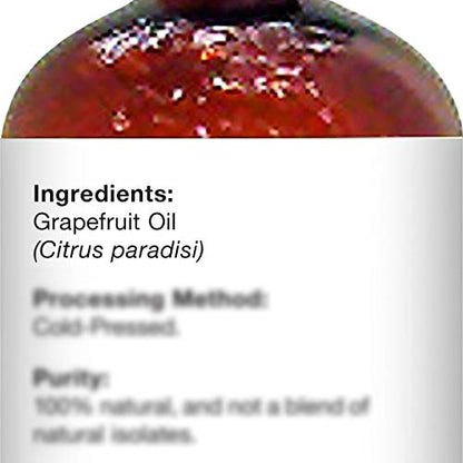 MAJESTIC PURE Grapefruit Essential Oil, Therapeutic Grade, Pure and Natural Premium Quality Oil, 4 fl oz