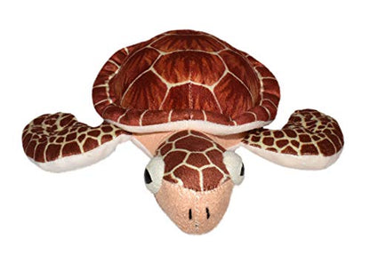 Wild Republic Loggerhead Sea Turtle Plush, Stuffed Animal, Plush Toy, Gifts for Kids, Cuddlekins 12 inches