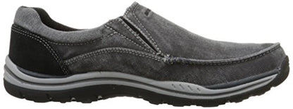 Skechers Men's Expected Avillo Moccasin, Black, 12 Medium US