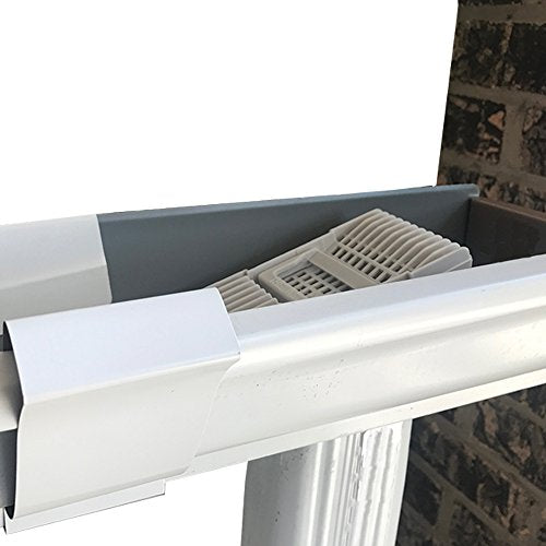 The Gutter Guard - Wedge Eliminates Downspout Pipe Clogs From Leaves and Debris - 2-Pack