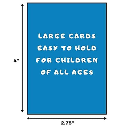 Regal Games - Kids Classic Card Games - Includes Old Maid, Go Fish, Slapjack, Crazy 8's, War, and Silly Monster Memory Match- for Family Game Nights, Parties - Set of 6 Games