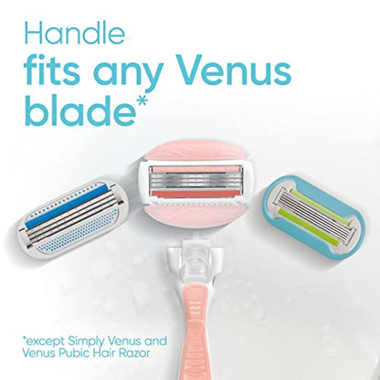 Gillette Venus Womens Razor Blade Refills, Venus ComfortGlide White Tea 4 Count and Venus ComfortGlide plus Olay 2 Count, 6 Total Refills