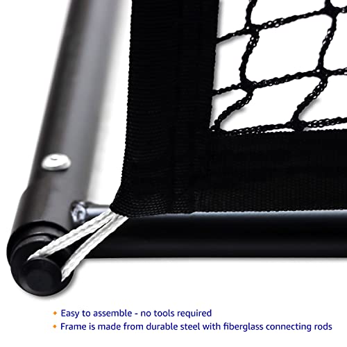 6.9' Portable Football Training Net with Five Targets and Carry Bag by Trademark Innovations