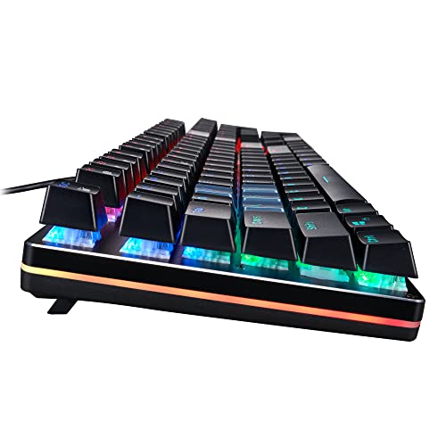 Acer Predator Aethon 303 Wired Gaming Keyboard - Kailh Blue Mechanical Switches | RGB Illuminated Keyboard | 12 Backlight Effects | 5 Pre-Set Gaming Modes & 3 Sidelight Effects | 100% Anti-Ghosting