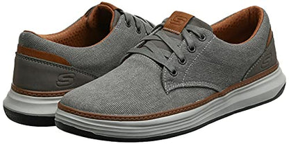 Skechers mens Skechers Men s Moreno Canvas Oxford Shoe, Beige (Tpe 578), 10.5 Wide US