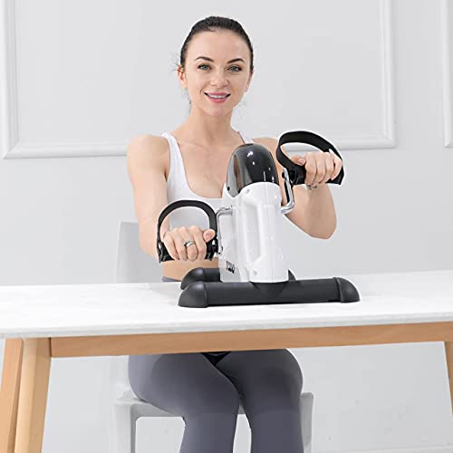 Mini Exercise Bike TODO Pedal Exerciser Foot Peddler Portable Therapy Bicycle with Digital Monitor