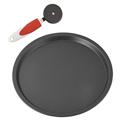 Ballarini Cookin'Italy Pizza Pan Set with Pizza Cutter, Non-Stick, Made in Italy