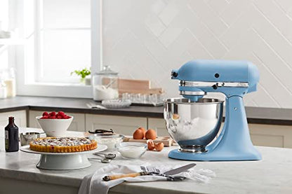 KitchenAid Artisan Series 5 Quart Tilt Head Stand Mixer with Pouring Shield KSM150PS, Blue Velvet