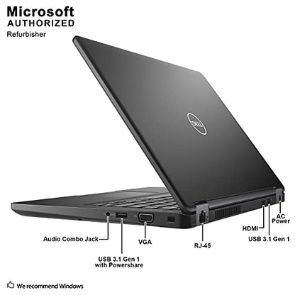 Dell Latitude 5490 / Intel 1.7 GHz Core i5-8350U Quad Core CPU / 16GB RAM / 512GB SSD / 14 FHD (1920 x 1080) Display/HDMI/USB-C/Webcam/Windows 10 Pro (Renewed)