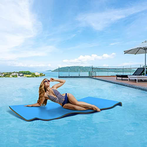 Zipfun Floating Mat - for Lake Water Lily Pad Mat, XPE Island Kid and Adults (8' x 4' 1.3")