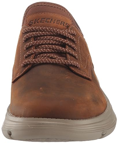 Skechers Men's Garza-Gervin Slip-in Moccasin, Brown, 11