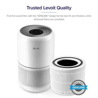 LEVOIT Core 300 Air Purifier Replacement Filter, 3-In-1 Filter, Efficiency Activated Carbon, Core300-RF, 1 Pack, White