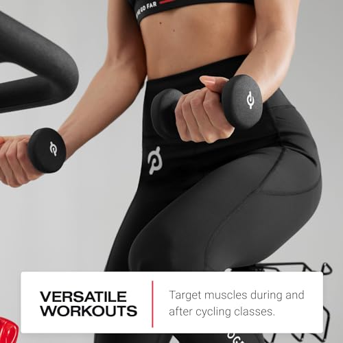 Peloton Light Weights | Set of Two Sweat-Proof Weights with Nonslip Grip, Designed to Fit in the Back of Peloton Bike and Bike+ - 2 lb