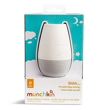 Munchkin® Shhh…™ Portable Baby Sleep Soother White Noise Sound Machine and Night Light