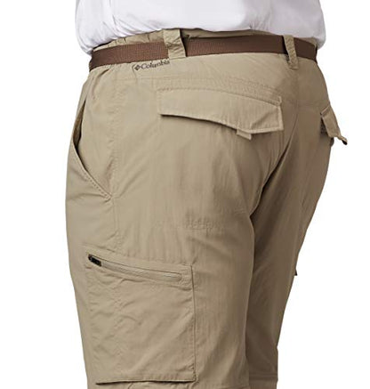 Columbia Men's Silver Ridge Convertible Pant, Breathable, UPF 50 Sun Protection, Tusk, 38x32