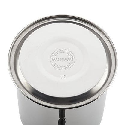 Farberware 47053 Classic Stainless Steel Yosemite 12-Cup Coffee Percolator, 12 Cup Coffee Maker, Silver