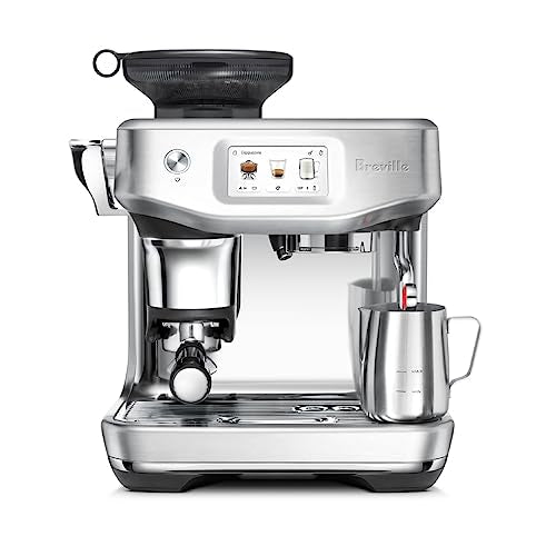 Breville Barista Touch Impress Espresso Machine with Grinder, BES881BSS - Brushed Stainless Steel, Large