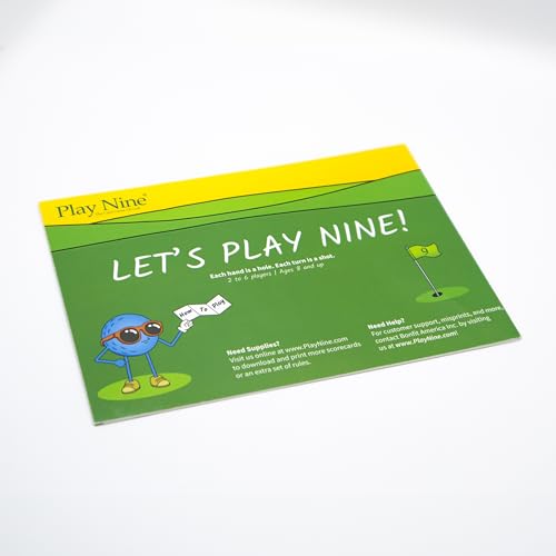 PLAY NINE - The Card Game for Families,Best Strategy Game For Couples, Fun Game Night Kids, Teens and Adults, The Perfect Golf Gift