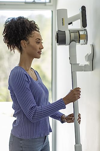 Kärcher - VCN 4 Cordless Stick Vacuum - 450 W Motor - LCD Display - 3 Power Levels - 71 Minute Runtime - With Accessories,White