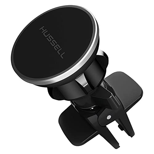 HUSSELL Magnetic Phone Car Mount, Air Vent Phone Mount for Car 360° Adjustable Universal Magnet Phone Holder - Compatible with Any Cell Phone, iPhone Galaxy LG Huawei