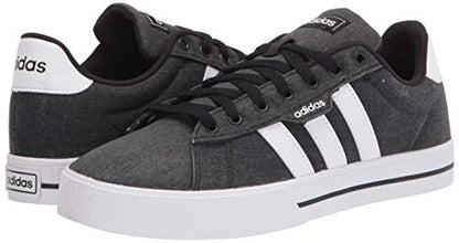 adidas Men's Daily 3.0 Skate Shoe, Core Black/Cloud White/Core Black, 10.5