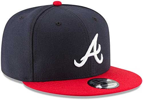 New Era MLB 9FIFTY Adjustable Snapback Hat Cap One Size Fits All (Atlanta Braves Alternate)