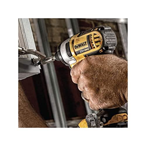 DEWALT 20V MAX Cordless Drill and Impact Driver, Power Tool Combo Kit with 2 Batteries and Charger, Yellow/Black (DCK240C2)