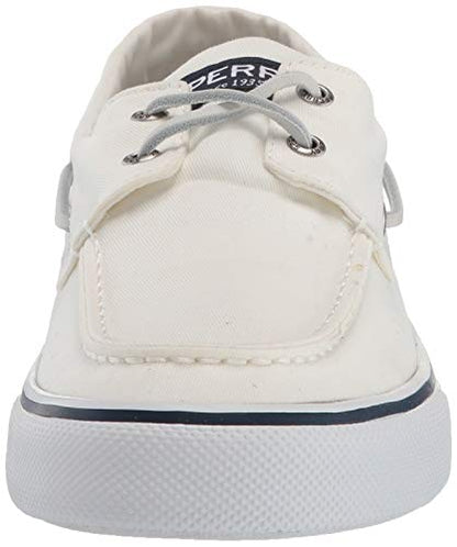 Sperry Men's Bahama II Boat Shoe, SW White, 9 M US