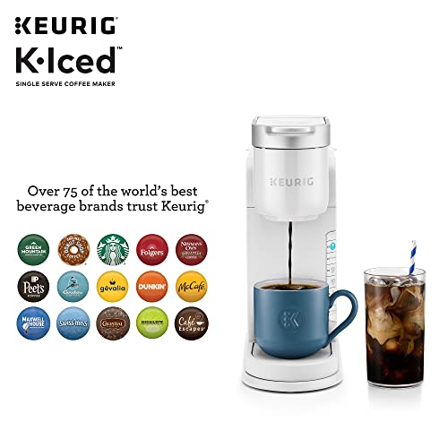 Keurig K-Iced Single Serve Coffee Maker - Brews Hot and Cold - White