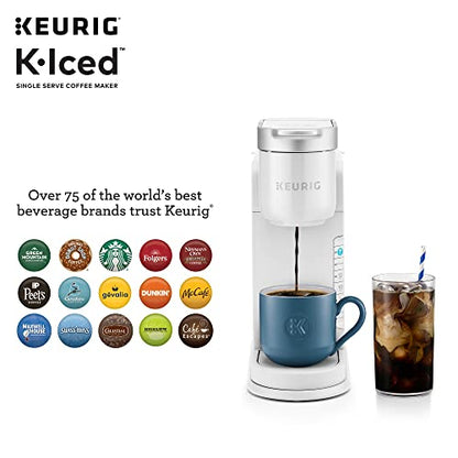 Keurig K-Iced Single Serve Coffee Maker - Brews Hot and Cold - White