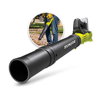 Sun Joe 24V-TB-LTE 24-Volt IONMAX Jet Blower Cordless Compact Turbine Leaf Blower 100-MPH, Kit (w/2.0-Ah Battery + Quick Charger)