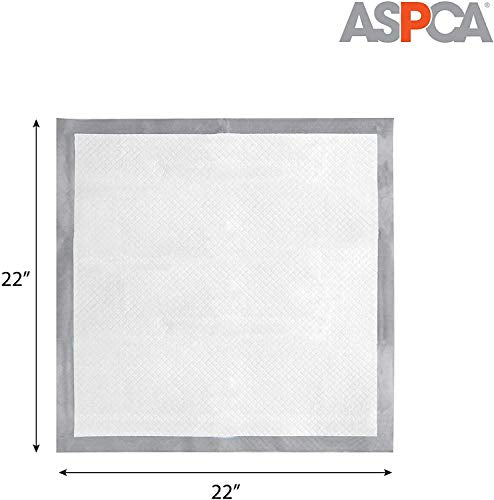 ASPCA AS 62931 Citrus Scented Training Pads, 100 Pack, Gray, 22" x 22" - Pack of 100