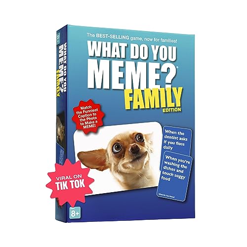 WHAT DO YOU MEME? Family Edition - The Best in Family Card Games for Kids and Adults