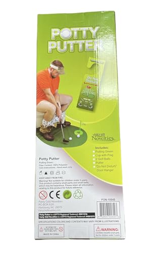 Potty Putter Toilet Time Golf Game