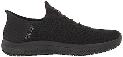 Skechers Men's Summits 200205W Colsin SR Slip-Ins Work Shoe, BBK, 9.5 Wide